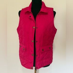 Caribbean Joe Fuchsia Quilted Vest